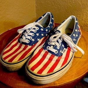 Vans Authentic Van Doren Stars and Stripes m7 women’s 8.5